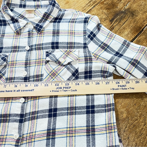 Mossimo Flannel Button Down Cotton long sleeve shirt - Picture 5 of 8